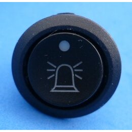schakelaar met 'beacon light' symbool 12-24V