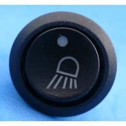 schakelaar met 'work light' symbool Links 12-24V
