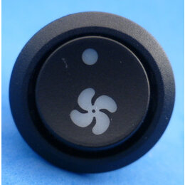 schakelaar met 'ventilator' symbool 12-24V