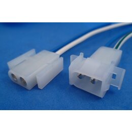 RNK2 stekker 2 polig met ronde kontakten