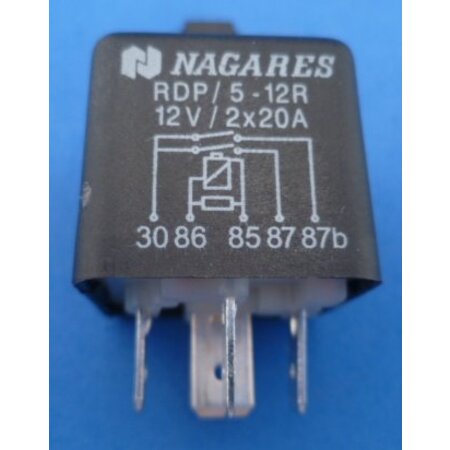 160933 Relais dubbel kontakt