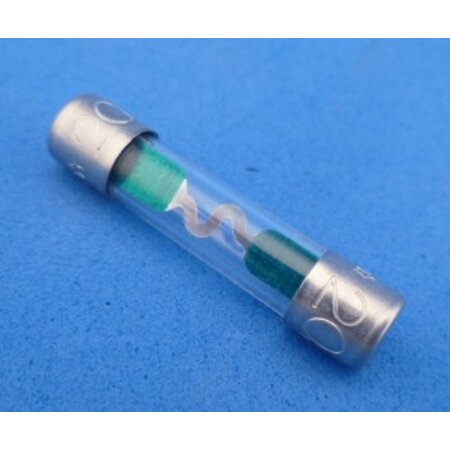 Glaszekeringen 6,3 x 30 mm 20A