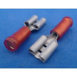 541NRED  6,3 x 0,8 mm schuifstekker 10 st