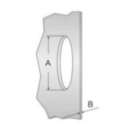 doorprikbare doorvoer 27-35 mm