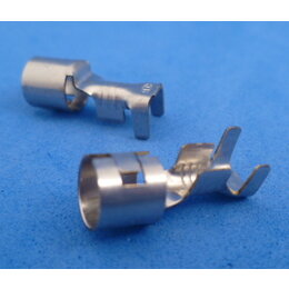 Glaszekeringkontakt 2-3 mm2 vernikkelt