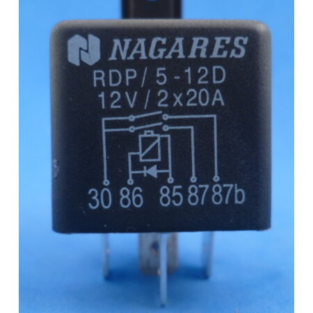 160934 Relais dubbel kontakt