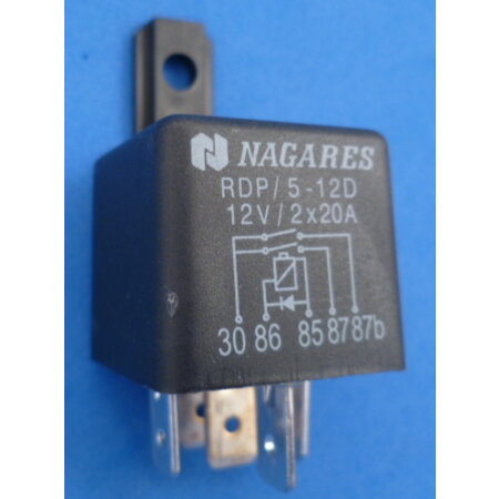 160934 Relais dubbel kontakt