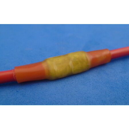 D4060003 krimpkous verbinder geel