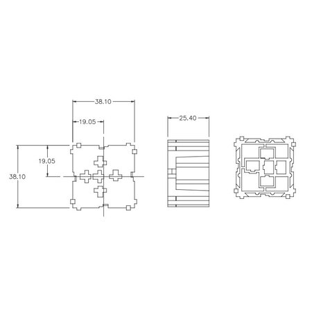 Modulair relaisblok mini