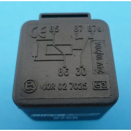 2755 24V relais wissel met weerstand