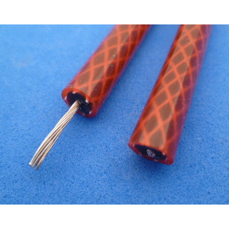 bougiekabel 7 mm siliconen rood