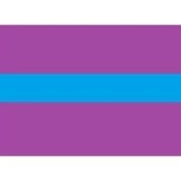 Draad 0.75 mm2 paars/blauw