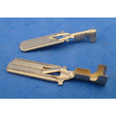 6.3*0.8 mm male zonder gat 100 stuks