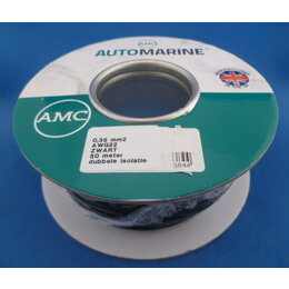 Draad 0,35 mm2 zwart
