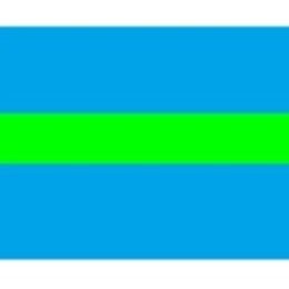 Draad 0.5 mm2 blauw/lichtgroen