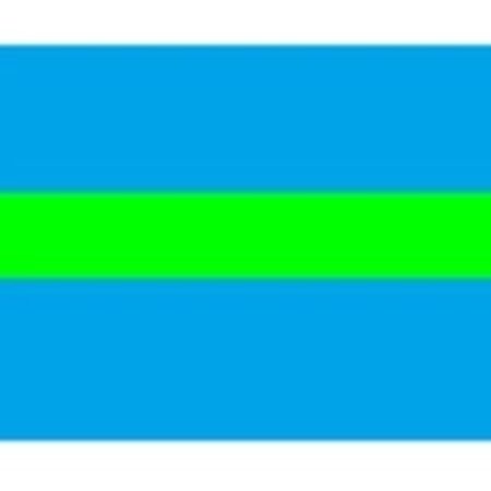 Draad 0.5 mm2 blauw/lichtgroen