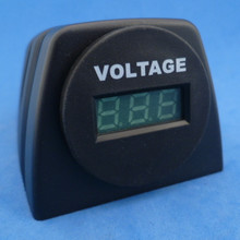 voltmeter digitaal groen 6 - 33 Volt