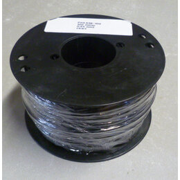 Draad 0,53 mm2 zwart  100 meter
