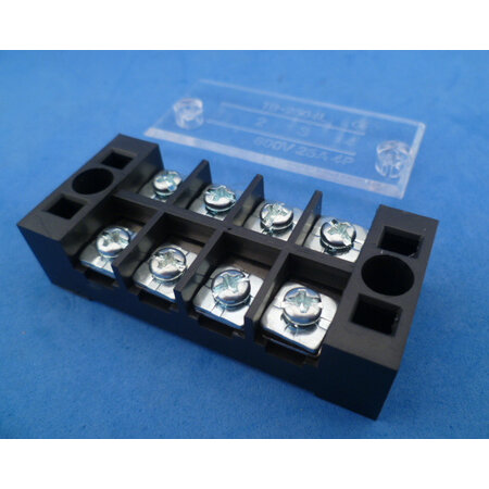TB-2504 schroef aansluitblok 4 polig
