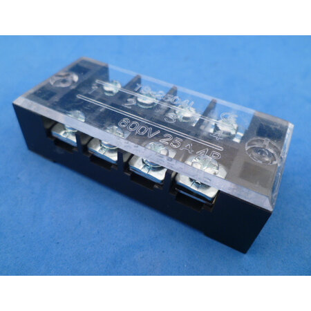TB-2504 schroef aansluitblok 4 polig
