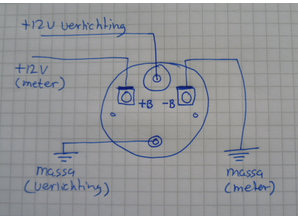 Voltmeter 8-16V