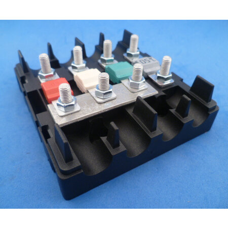 MIDI zekeringkastje MIDI-4-BB + doorverbinder