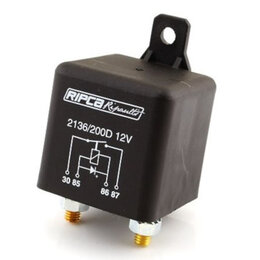 2136/200D zwaar relais met diode 12V/100A