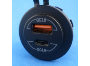 USB.QC.3.4  USB laadaansluiting USB A+C