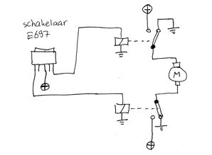 E697 schakelaar elektrische ramen etc.