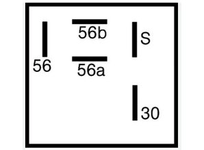 Dimlichtrelais (impulsrelais) 12V