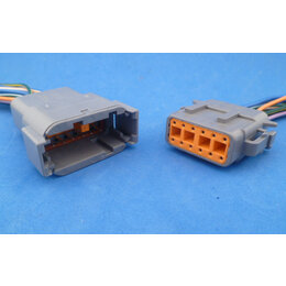 DTM-12P-set  12 polige stekkerset