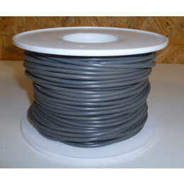 Draad 1,27 mm2 grijs 50 meter