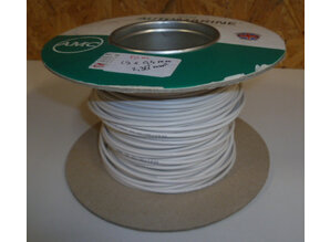 Draad 2,38 mm2 wit 50 meter