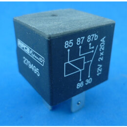 279495-ZB Relais dubbel kontakt