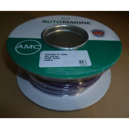 Draad 0.65 mm2 paars
