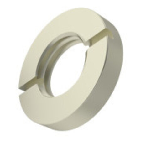 Ring Nut - Slotted 3/8"-32G ø13,5x2,5mm / Brass Nickel plated