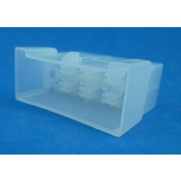 MWS8-W-ZM transparant stekkerhuis  voor male kontakten