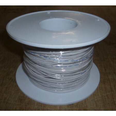 Draad AWG19 - 0,6 mm2 wit