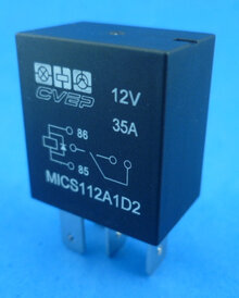 MICRO-12-MD  relais maak met diode