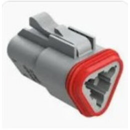 Amphenol AT06-3S leeg 3 polig stekkerhuis