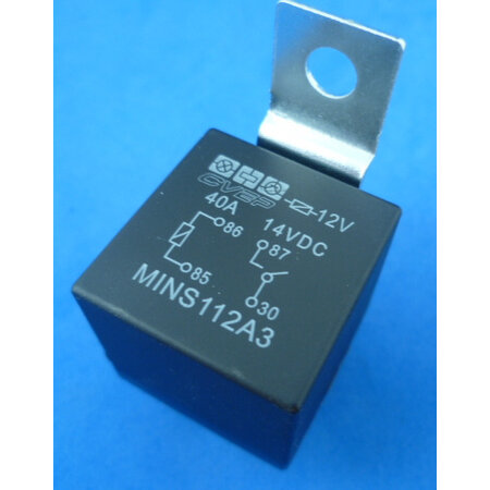 MINI-112-A3  relais maakontakt 12V/40A