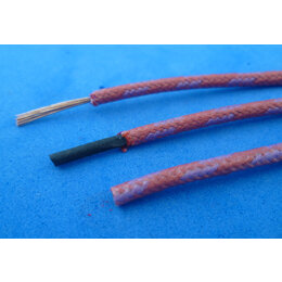 Antiek draad 0,65 mm2 rood/paars