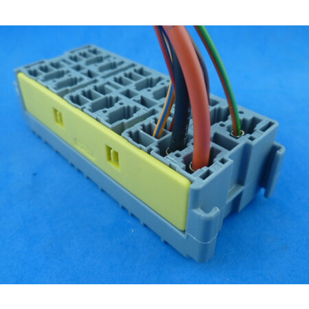 Relaisvoet voor 6 micro relais