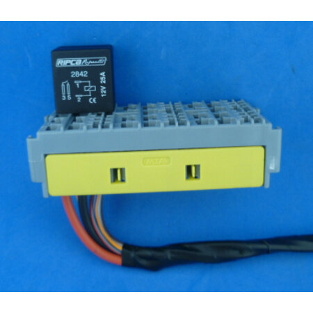 Relaisvoet voor 6 micro relais