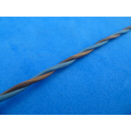 2 x 0,5 mm2 bruin-grijs twisted pair