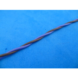 2 x 0,5 mm2 bruin-paars twisted pair