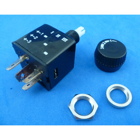 Draaischakelaar 3 standen + uit