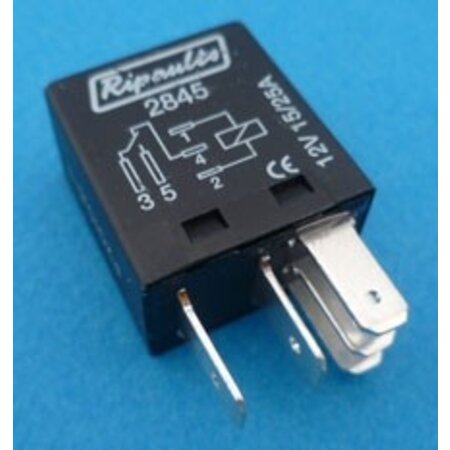 Relaisvoet voor 6 micro relais