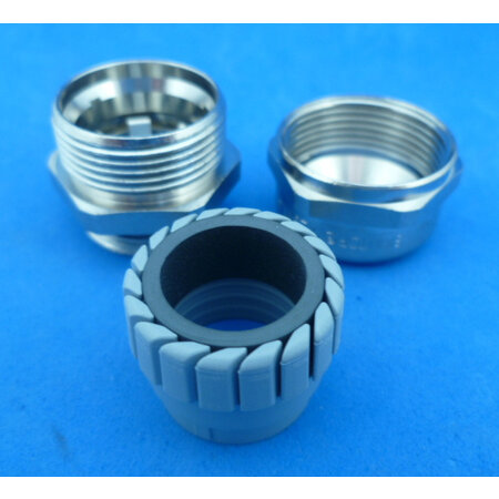 Wartel M25 messing vernikkeld