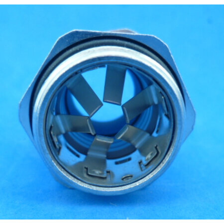 Wartel M25 messing vernikkeld